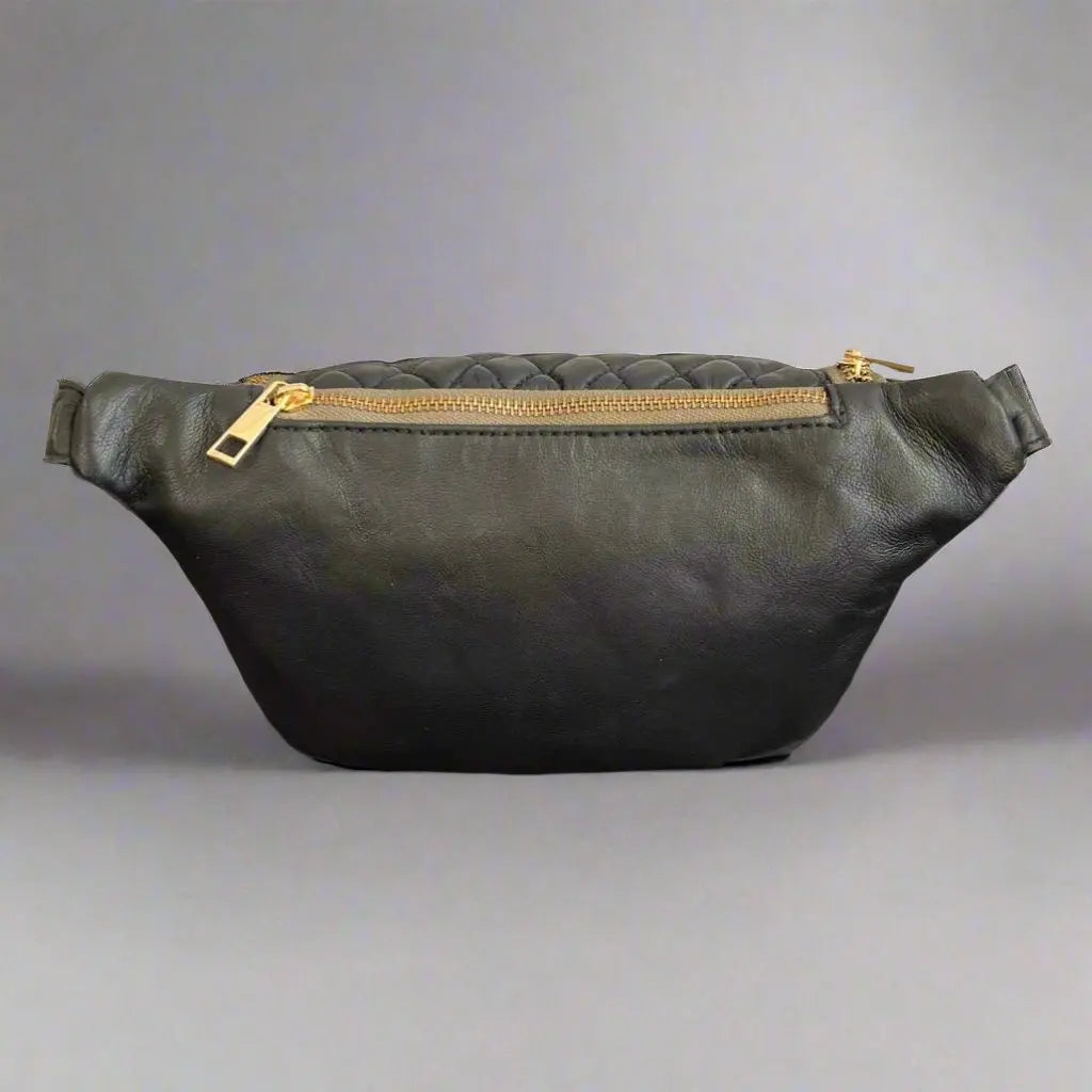 Quilted Sheep Leather Waist Bag Boutique of Leathers/Open Road