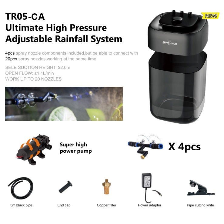 REPTIZOO Intelligent Deluxe Rainforest System #TR05-CA - Velora Luxury Fashion