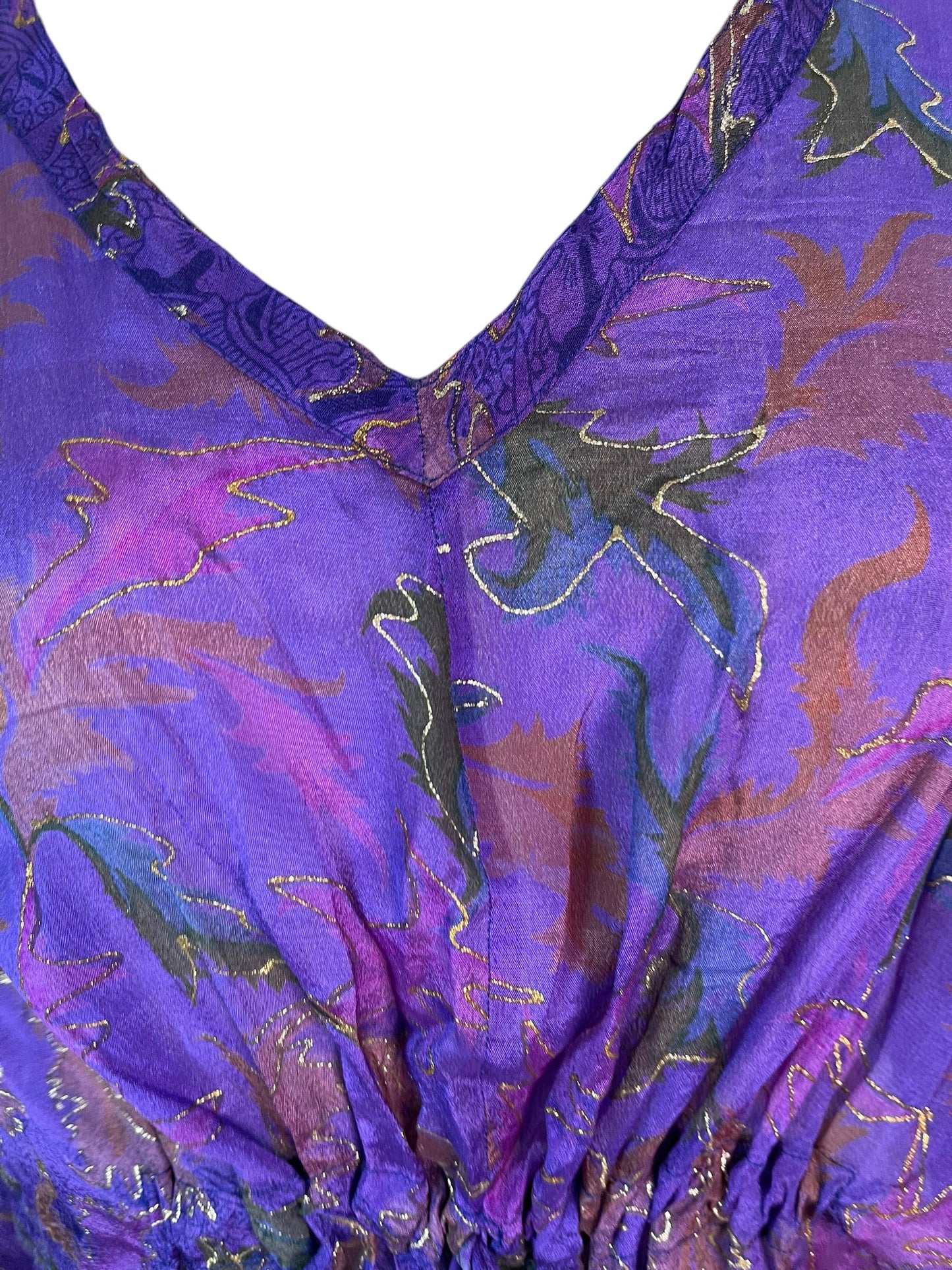 PRC6419 Avatar Pure Silk Maxi Kaftan - Velora