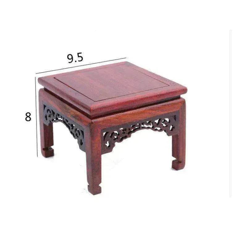 Red Rosewood Antique Creative Table And Chair Furniture Ornaments - Velora