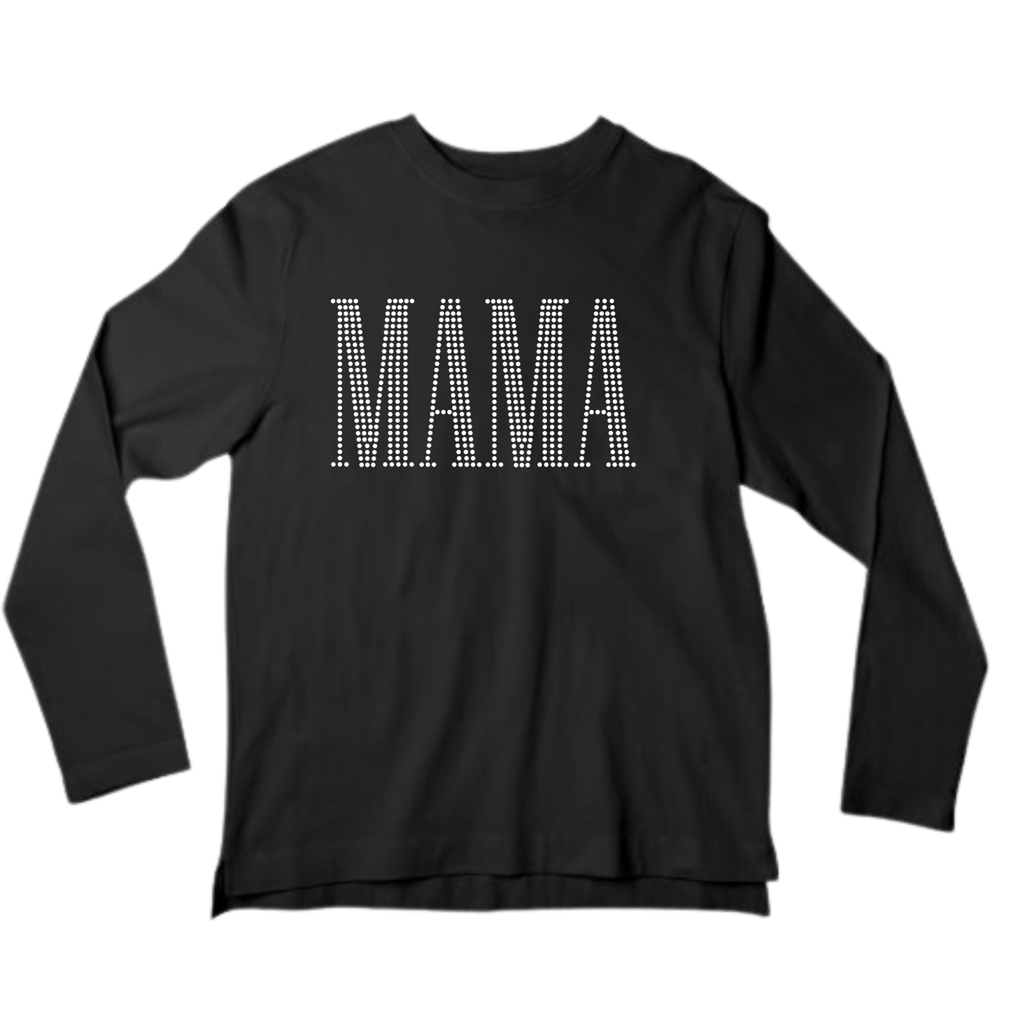 MAMA Rhinestone Shirt – Mom Life Sparkle Bling Tee | Blingdazzel