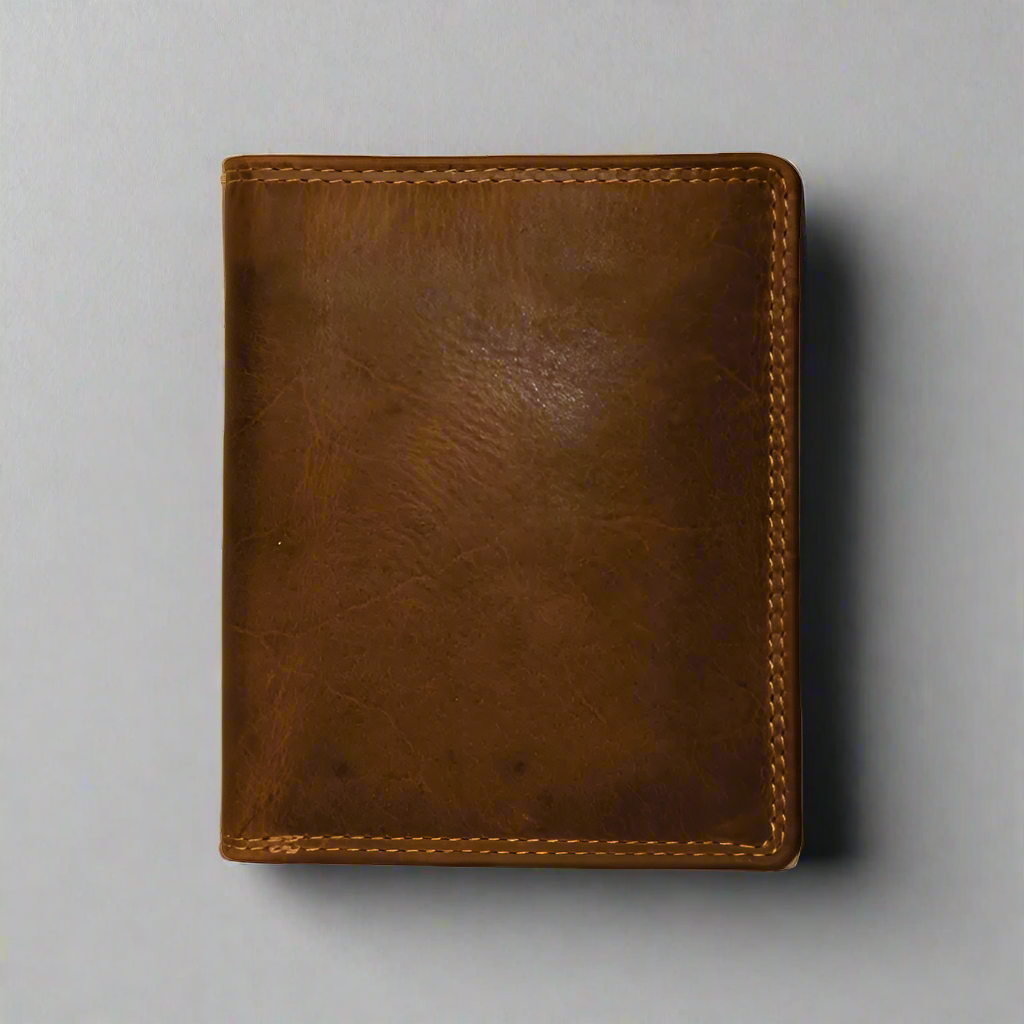 Rugged Earth Men's Leather Wallet with Coin Pocket Boutique of Leathers/Open Road