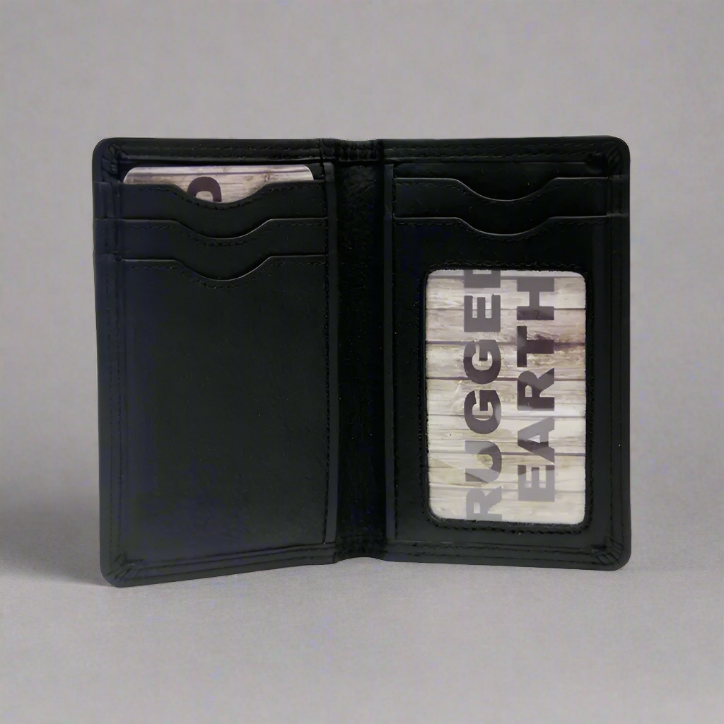 Rugged Earth Men's Small Credit Card Wallet Boutique of Leathers/Open Road