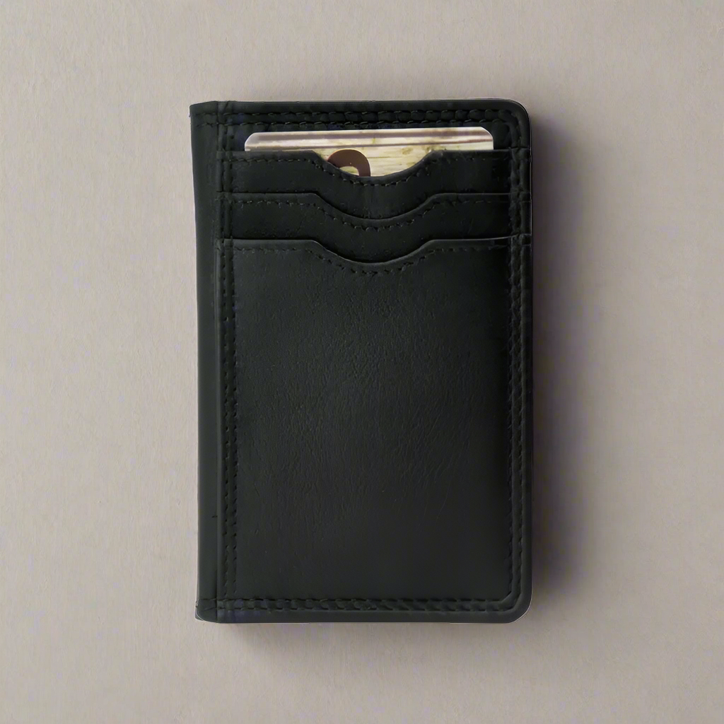 Rugged Earth Men's Small Credit Card Wallet Boutique of Leathers/Open Road