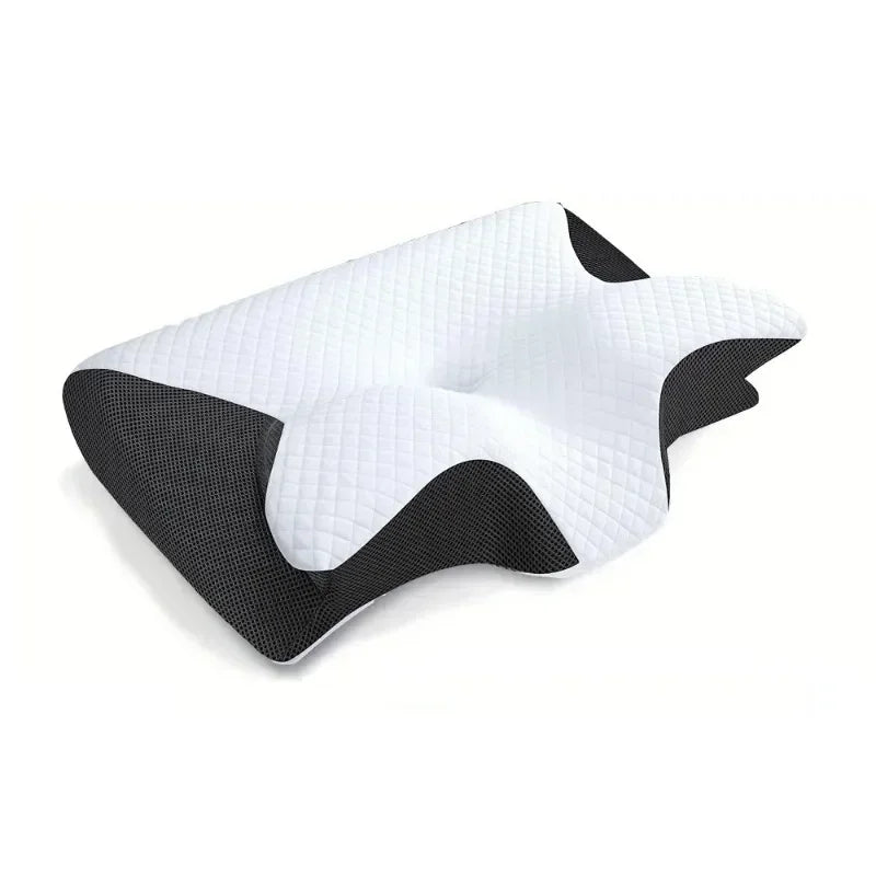 1PC Butterfly Memory Neck Pillow Slow Rebound Comfortable Sleep Memory Foam Pillow 2 in 1 Ergonomic Contour Pillows Home Supply Velora