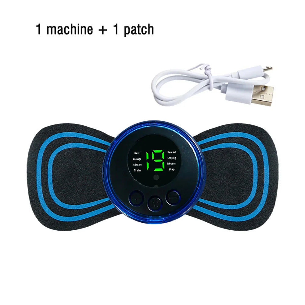 New Cervical Massage Device Mini Massager Micro Current Neck Portable Shoulder Massager to Relieve Fatigue - Velora