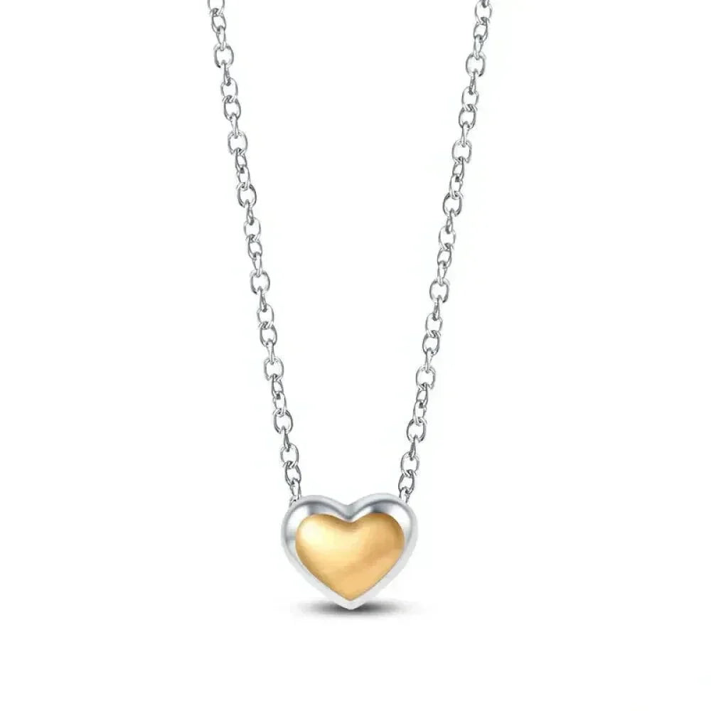 Radiate Timeless Elegance: Round CZ Pendant Necklace (925 Sterling Silver) - Velora