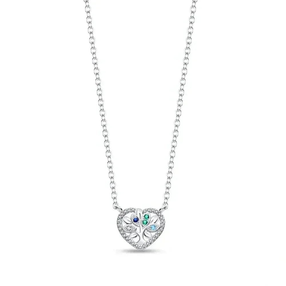 Radiate Timeless Elegance: Round CZ Pendant Necklace (925 Sterling Silver) - Velora