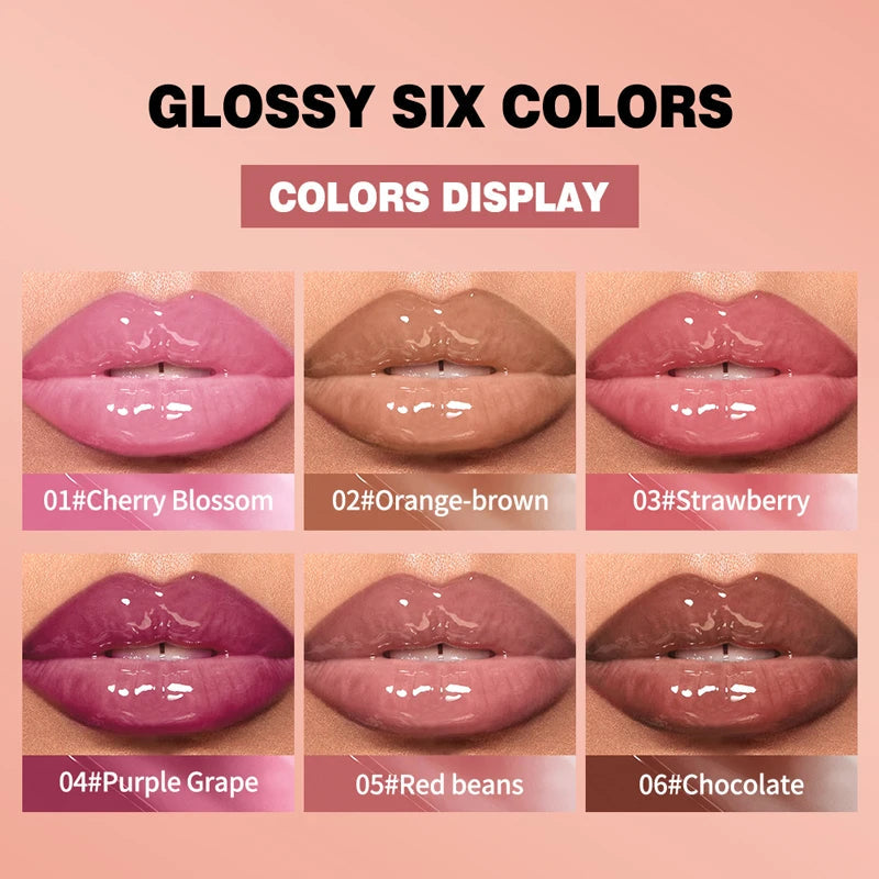 1PC Moisturizing Lip Gloss, Waterproof and Sweatproof, Easy to Apply, Non Fading, Non Staining, Creating Perfect Lip Makeup - Velora