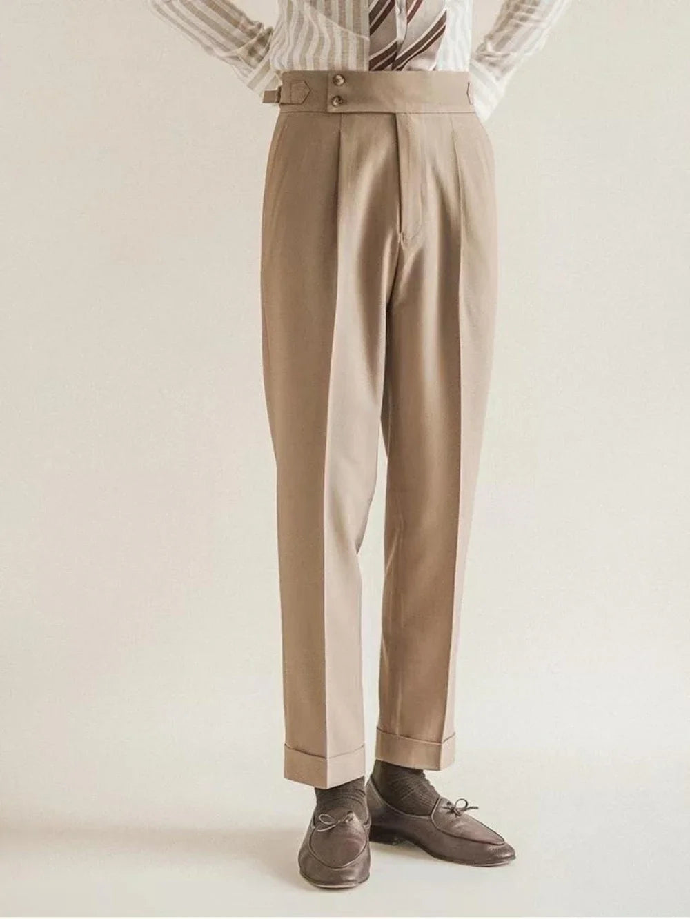 Suit Trousers for Men Pocket British Style Slim Fit Man Suits Pants Fashion Clothing Up Thin Casual Stylish Elegant Summer 2025 Velora