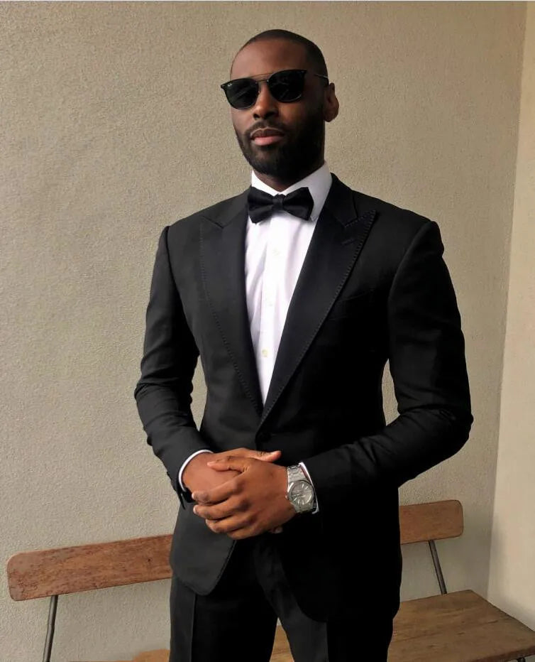 Fashion Beige Blue One Button Wedding Tuxedos Groom Men Suits Groomsmen Formal Suits (Jacket+Pants+Tie) costume homme terno - Velora