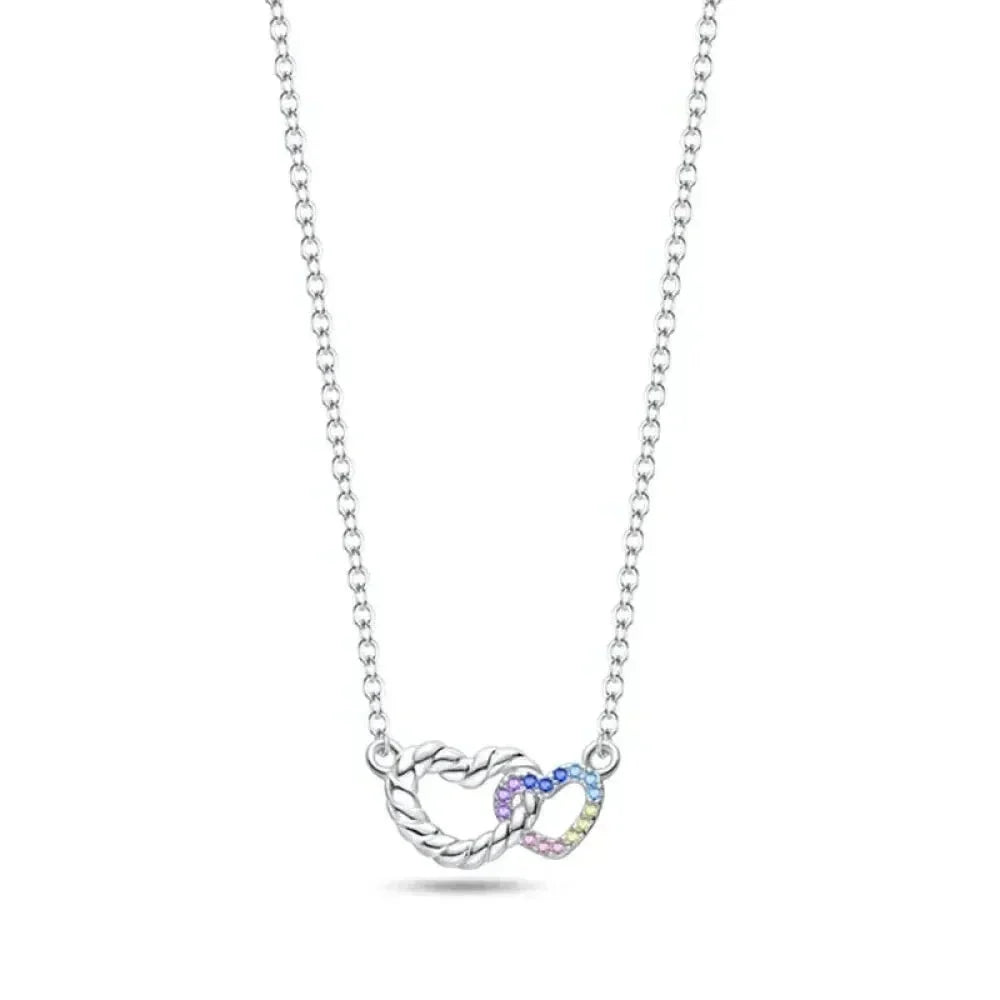 Radiate Timeless Elegance: Round CZ Pendant Necklace (925 Sterling Silver) - Velora