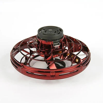 Mini Drone LED UFO Fingertip flying machine induction gyroscope Decompression adult children's toys - Velora