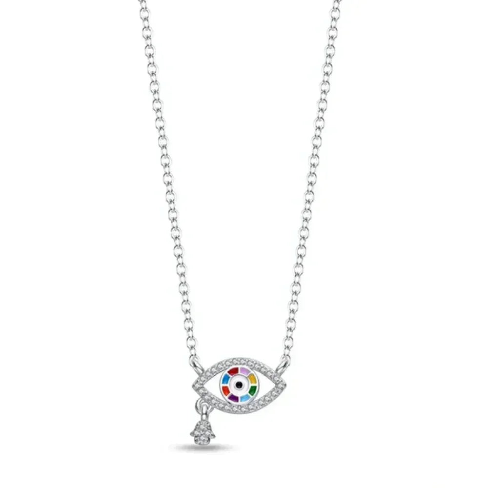 Radiate Timeless Elegance: Round CZ Pendant Necklace (925 Sterling Silver) Itz Luxury