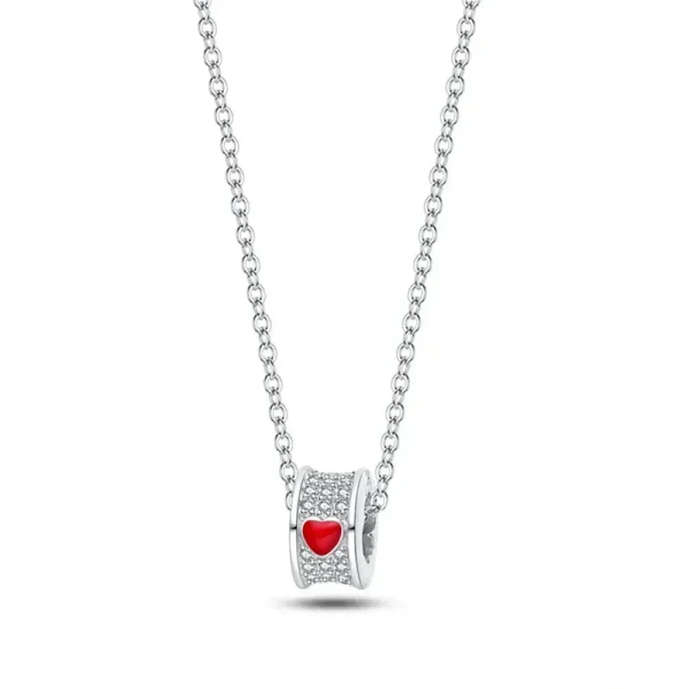 Radiate Timeless Elegance: Round CZ Pendant Necklace (925 Sterling Silver) - Velora