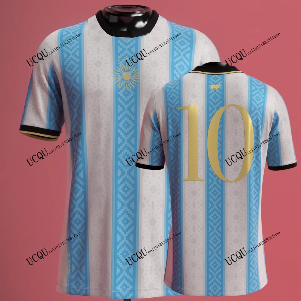 Messi Argentina Spain 2025-26 #10 La Pulga Jersey New Arrival Fan Perimeter Soccer Casual Jersey T-shirt Adults KIDs Legends Velora