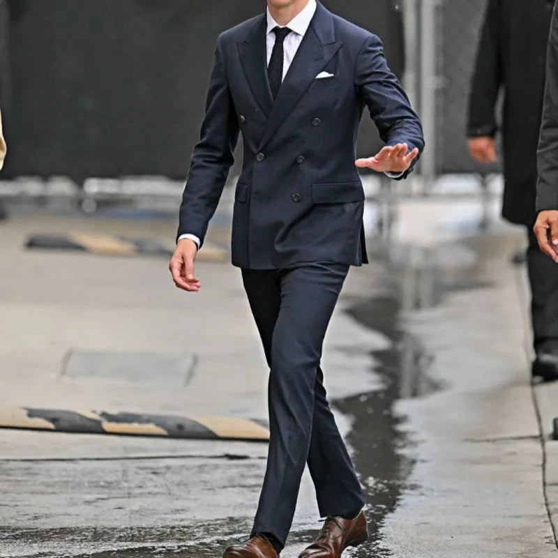 Suit (Blazer+ Vest + Pants) Men's Business Gentleman Fashion Slim Work Solid Color Plus Size Fair Dress Wedding Best Man Suit Velora