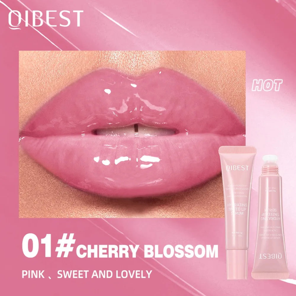 Nude Brown Plumping Lip Gloss Moisturising Colored Lip Serum Transparent Fullness Lips Tint Soft Tube Make Up Beauty Lips Care - Velora