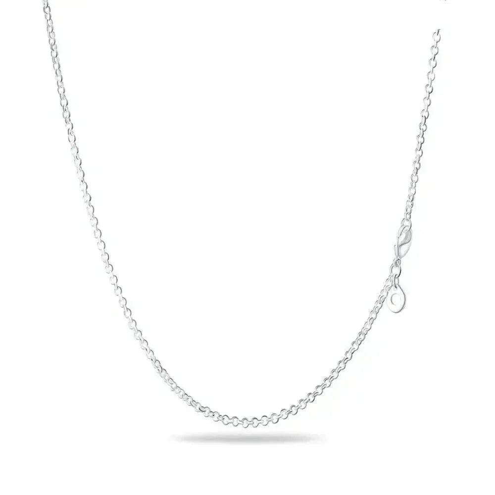 Radiate Timeless Elegance: Round CZ Pendant Necklace (925 Sterling Silver) - Velora