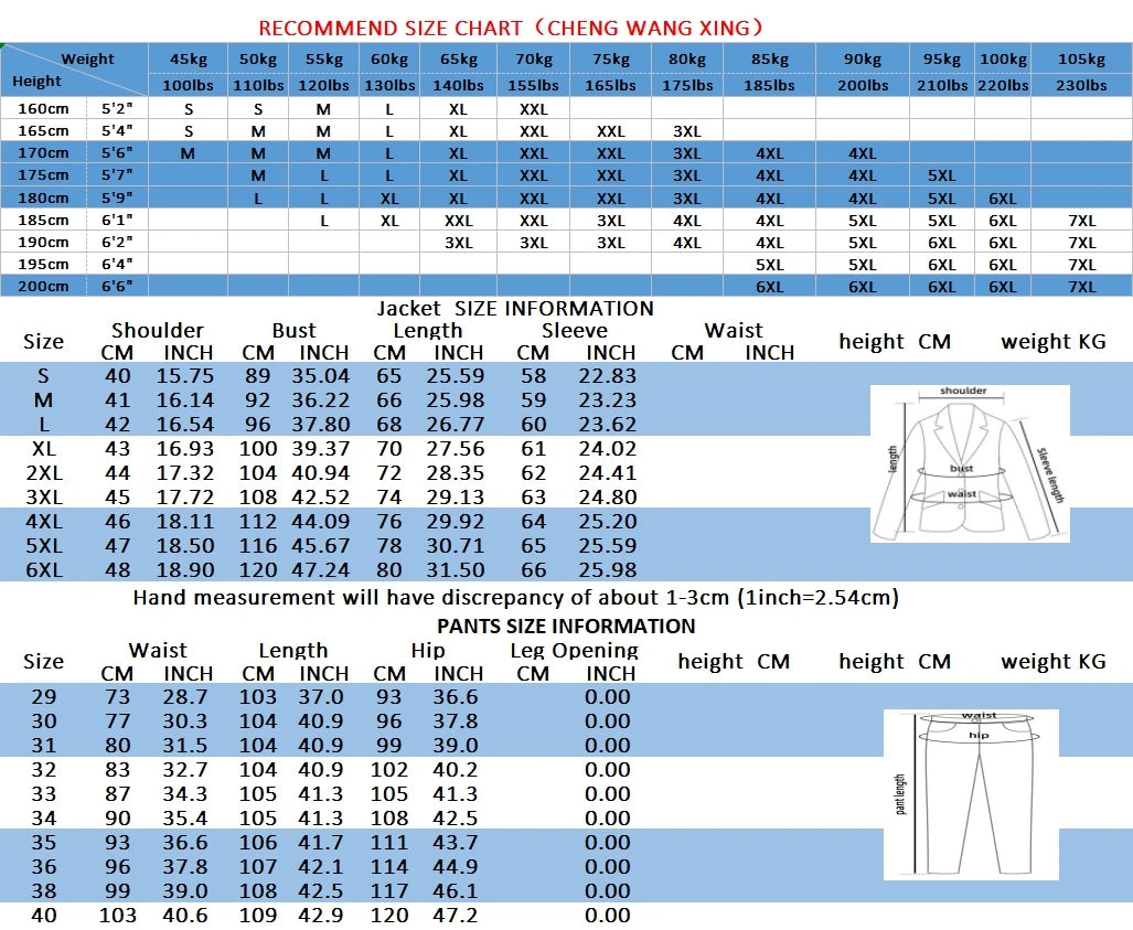 Suit (Blazer+ Pants) Men's Fashion Business Outdoor Trend Solid Color Casual Slim-fit Wedding Host Gentleman Suit S-6XL Velora