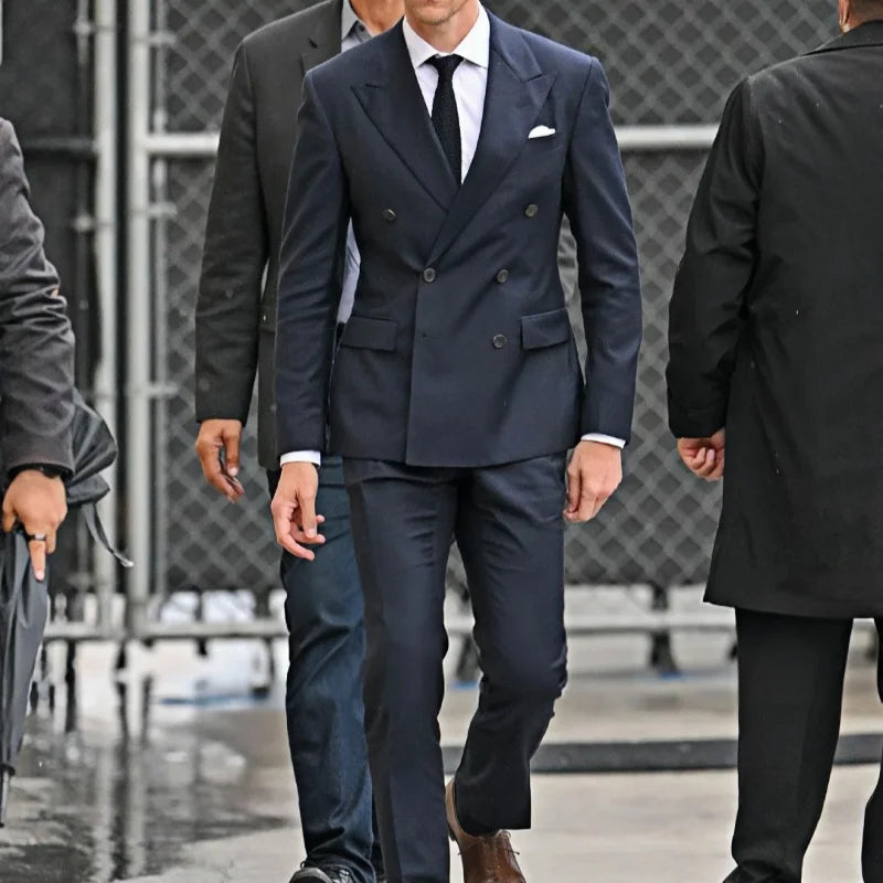 Suit (Blazer+ Vest + Pants) Men's Business Gentleman Fashion Slim Work Solid Color Plus Size Fair Dress Wedding Best Man Suit Velora
