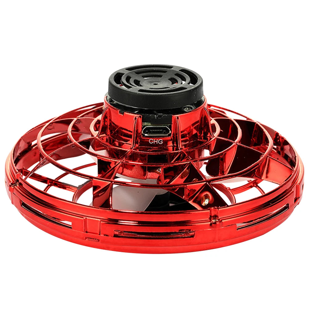 1-5PCS Fingertip Flying Gyro 360° Rotating Helicopter Spinner Toy 100mAh with LED Lights for Adult Kids Decompression Toy Velora