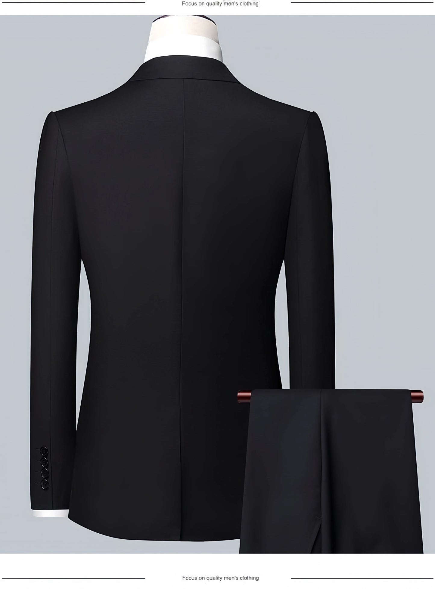 2025 Wedding Groom Suit for Men/Slim Fit 2-Piece(Blazer+pants)Breathable Groom Attire(Free Tie)Best Man, Party, Prom Ropa Hombre - Velora