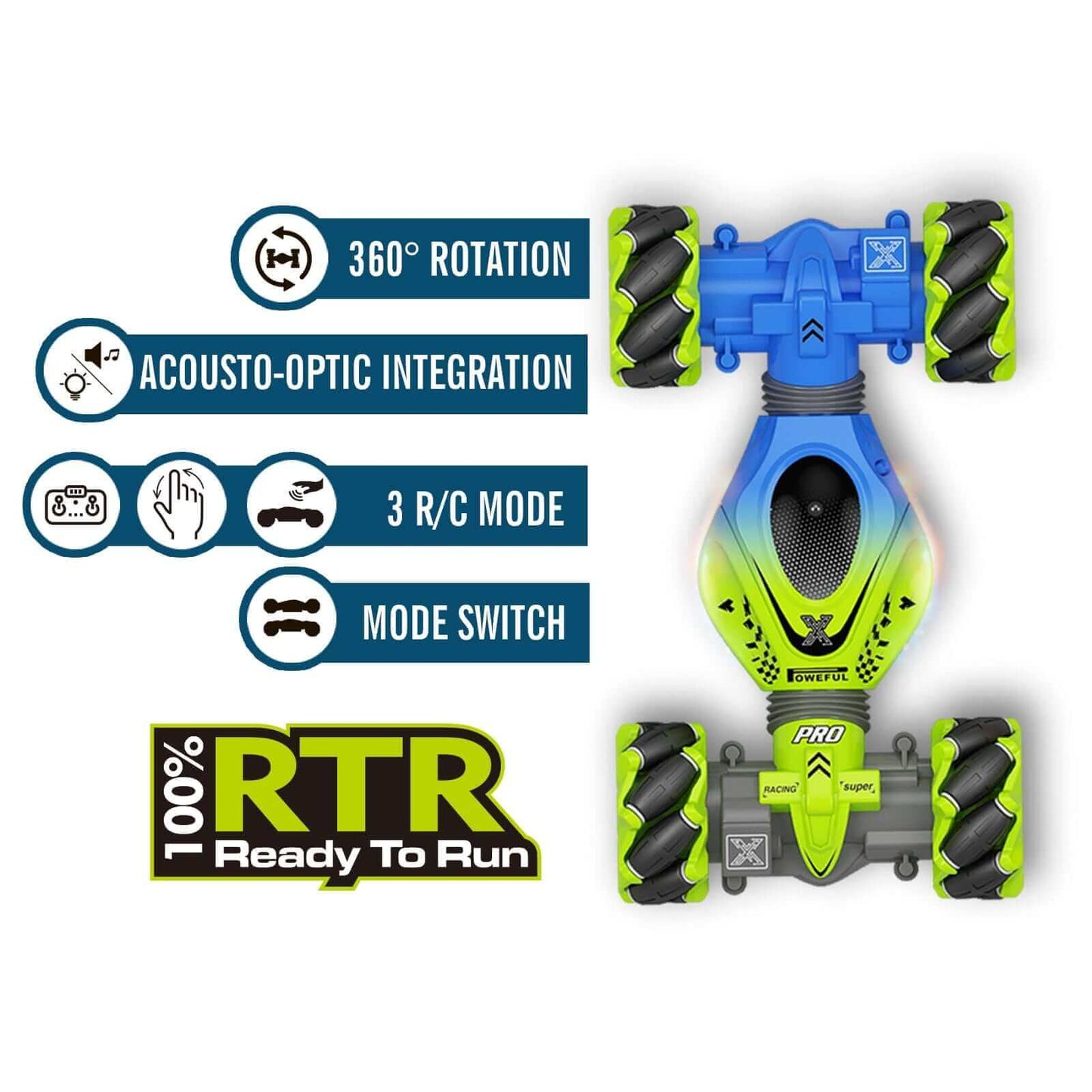 2024 New 4WD RC Stunt Car - Watch Gesture Control, 360° Rotation - Kids Toy Gift - Velora Luxury Fashion