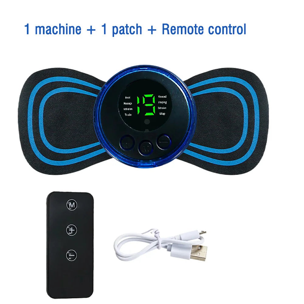 New Cervical Massage Device Mini Massager Micro Current Neck Portable Shoulder Massager to Relieve Fatigue - Velora