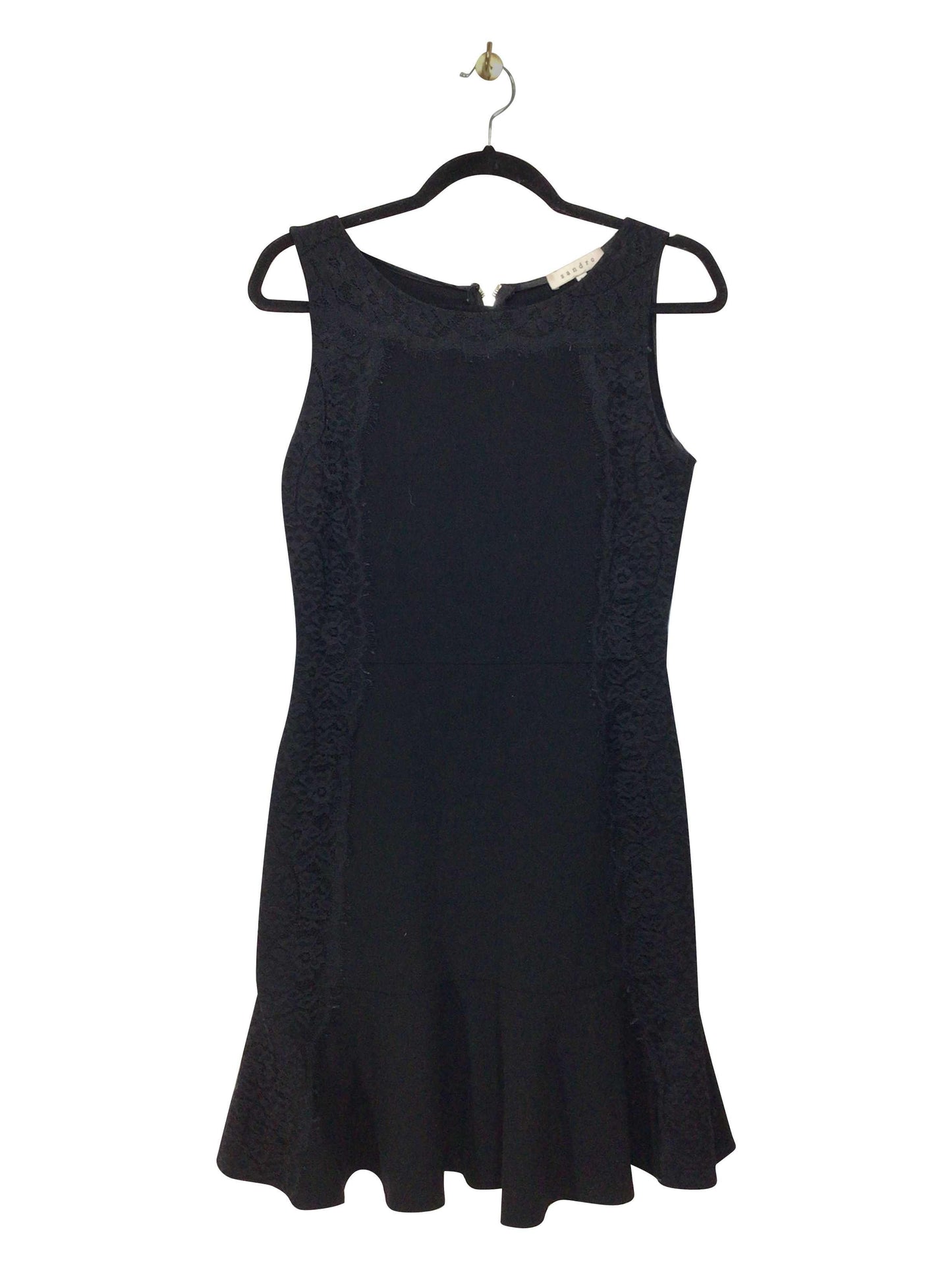 SANDRO Regular fit Mini Dress in Black - 2 - Velora