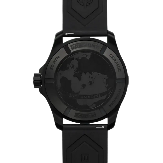 Bremont Supermarine Full Ceramic, Tactical Black SM43-DT-BKCER-BK-R-S - Velora