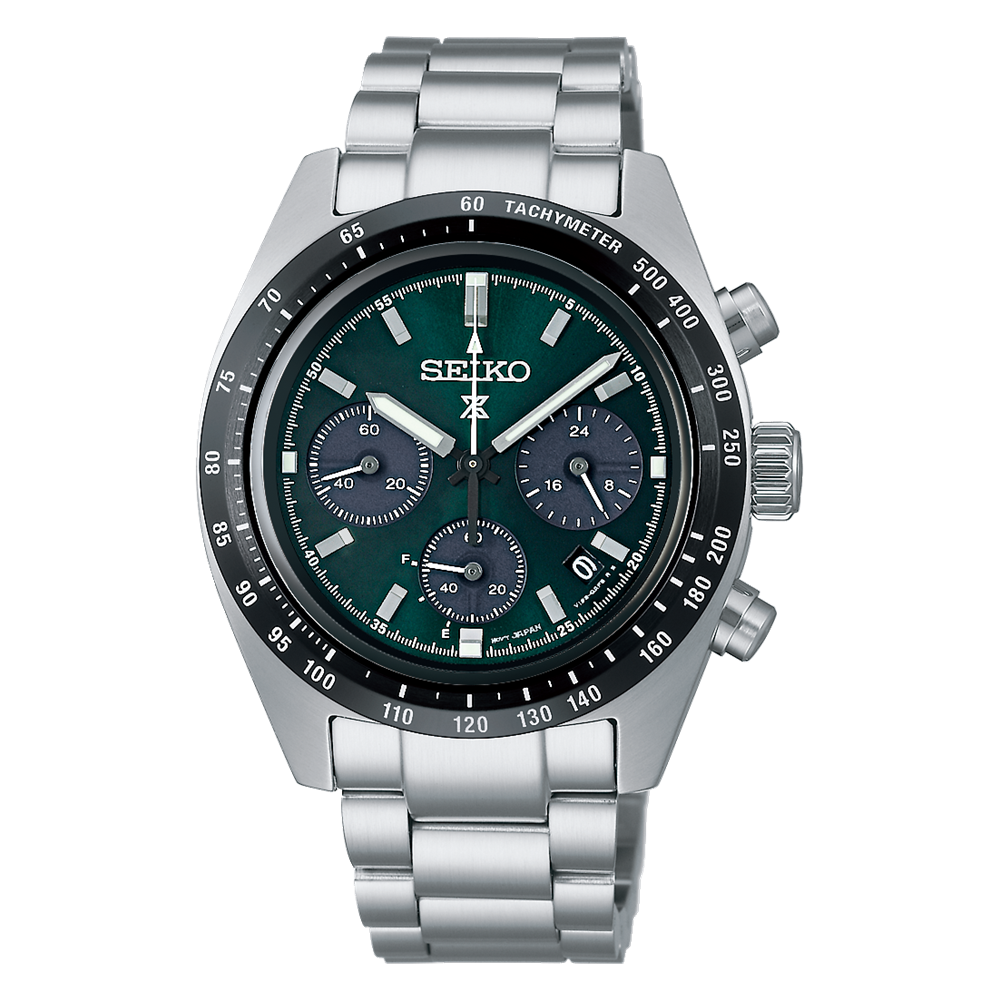 SEIKO Prospex Speedtimer Solar Chronograph Green 39mm | SSC933
