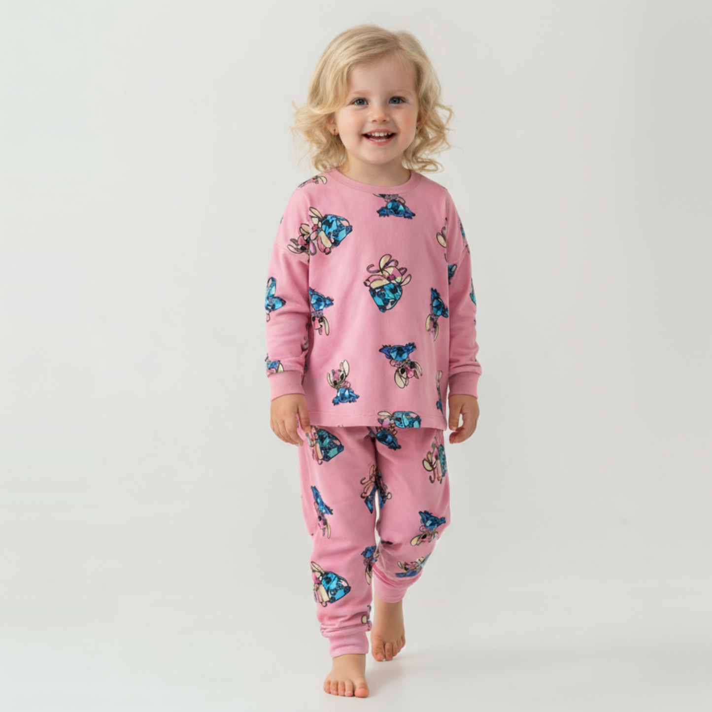 STlTCH'ed Night Cotton Pyjama Set - Velora Luxury Fashion