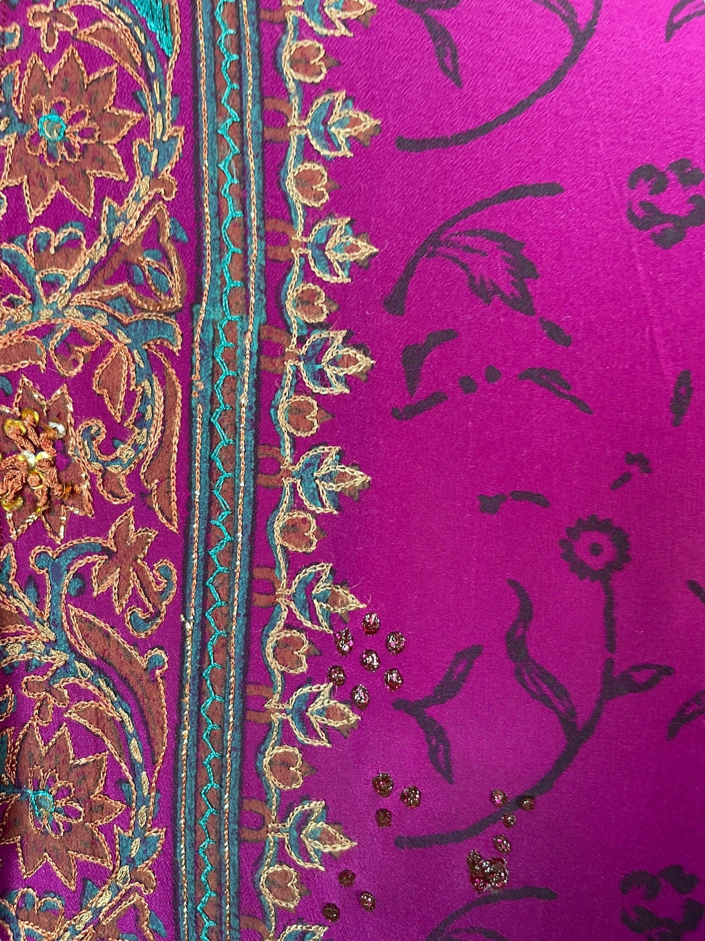 PRC6402 Avatar Pure Silk Maxi Kaftan - Velora