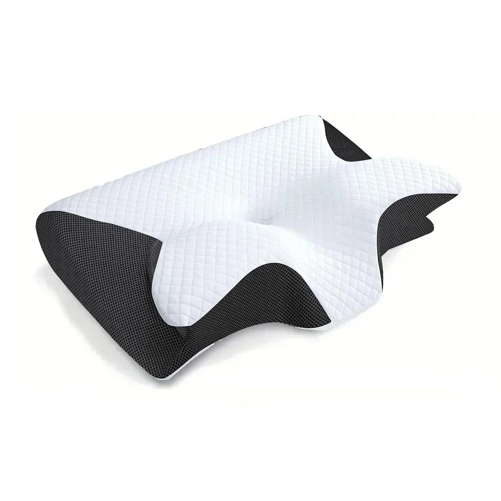 1PC Butterfly Memory Neck Pillow Slow Rebound Comfortable Sleep Memory Foam Pillow 2 in 1 Ergonomic Contour Pillows Home Supply Velora