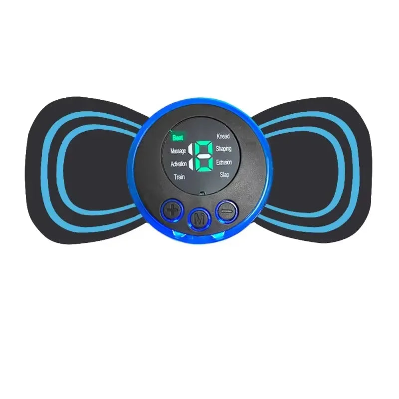 Muscle Electric Massager 2/3/4 Pcs EMS Neck Massage Machine 8 Modes 19 Levels of Strength Vibrater Instrument Treatment - Velora