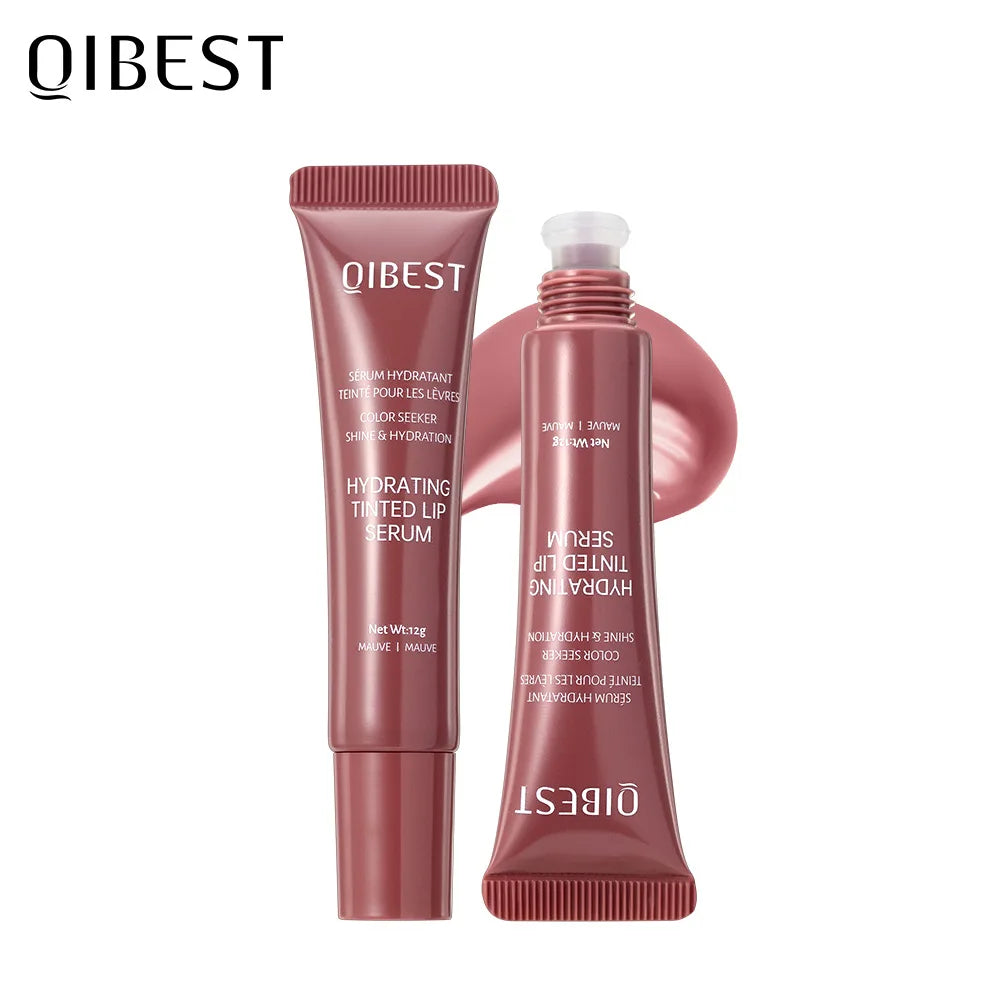 New Nude Red Bean Clear Water Gloss Glass Lip Gloss Moisturizing Chocolate Mirror Gloss Plumping Lip Tint Lip Cream Makeup 12g - Velora
