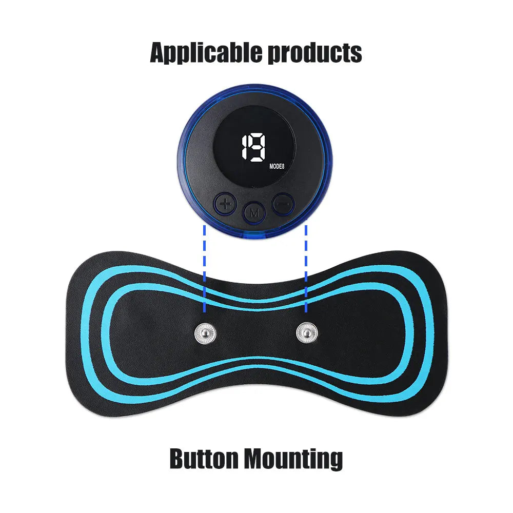 5/10pcs Cervical Massage Pad for Mini Neck Cervical Massage Stimulator Self Adhesive Cervical Massage Patch for Neck massager - Velora