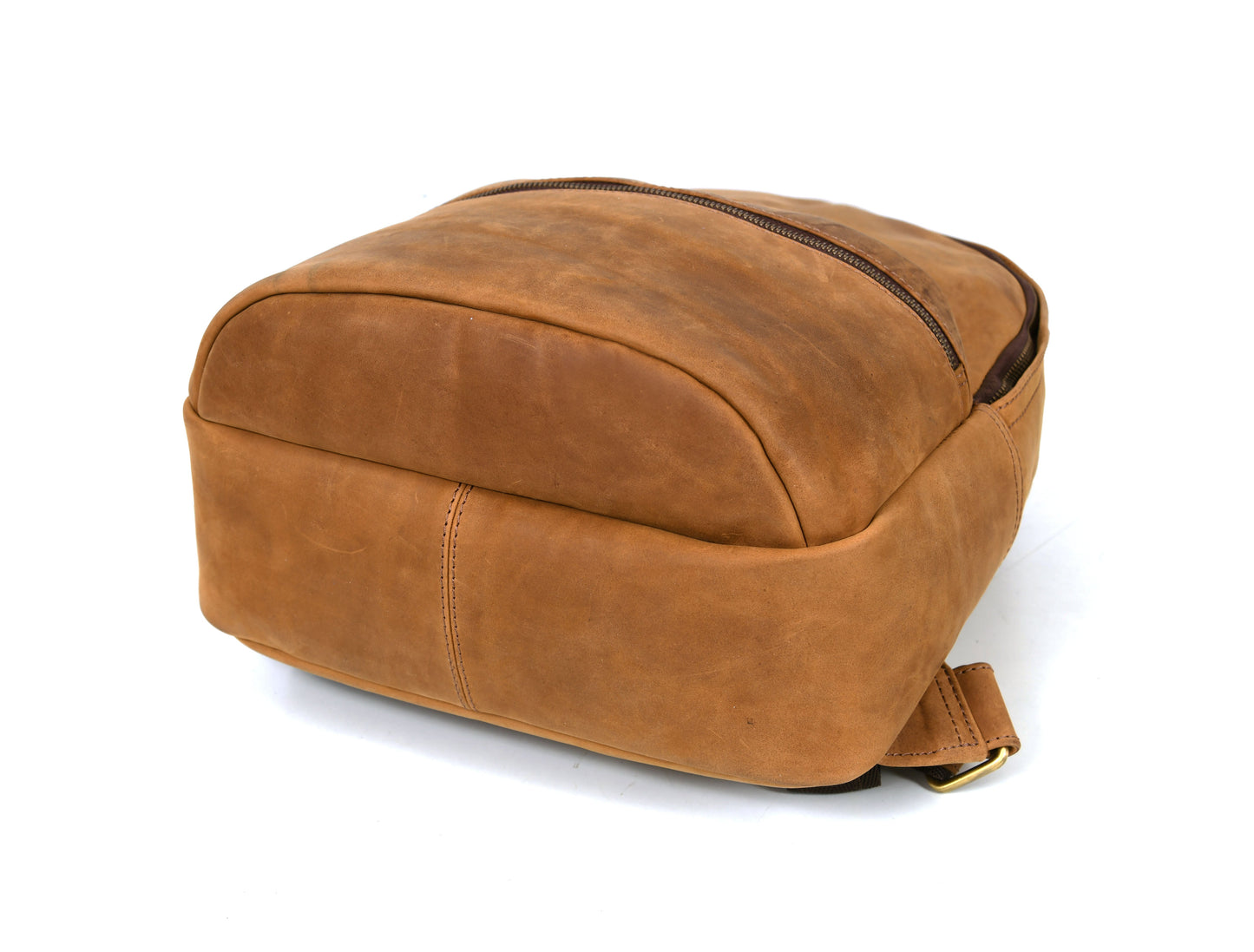 Sahara Leather Travel Backpack - Walnut Brown (BP-52) - Velora Luxury Fashion