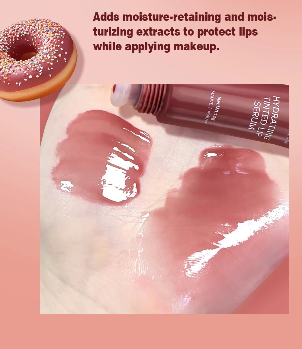 1PC Moisturizing Lip Gloss, Waterproof and Sweatproof, Easy to Apply, Non Fading, Non Staining, Creating Perfect Lip Makeup - Velora
