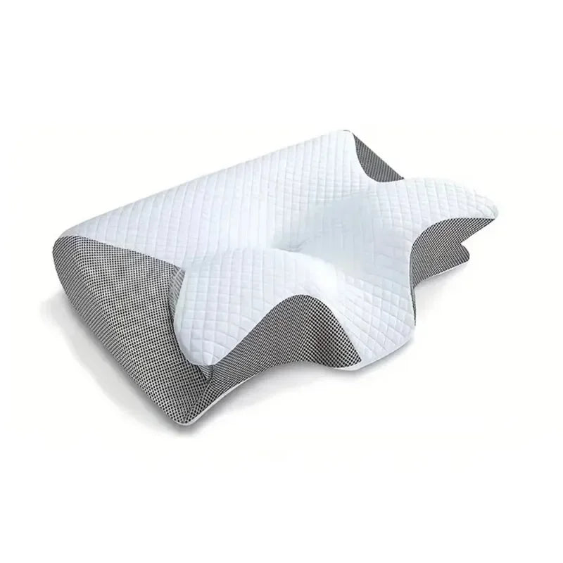 1PC Butterfly Memory Neck Pillow Slow Rebound Comfortable Sleep Memory Foam Pillow 2 in 1 Ergonomic Contour Pillows Home Supply Velora