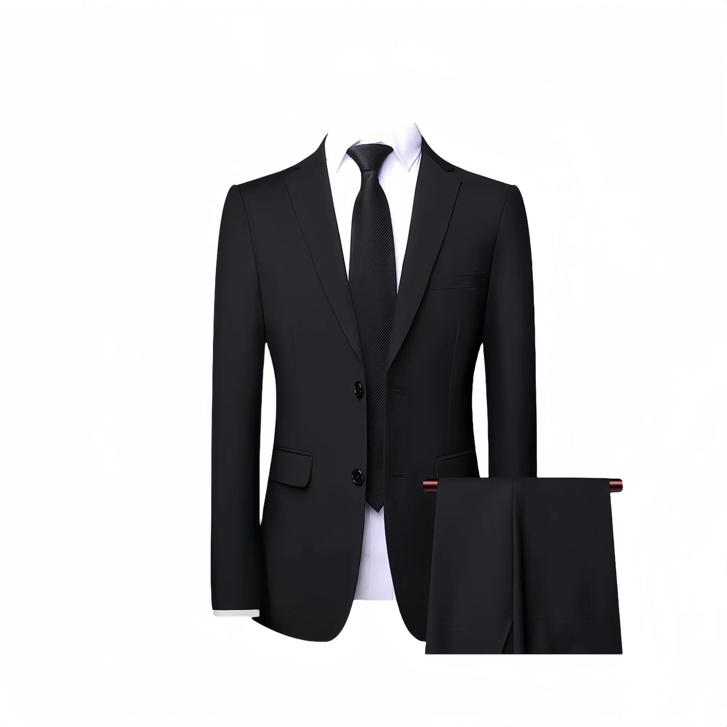 2025 Wedding Groom Suit for Men/Slim Fit 2-Piece(Blazer+pants)Breathable Groom Attire(Free Tie)Best Man, Party, Prom Ropa Hombre - Velora