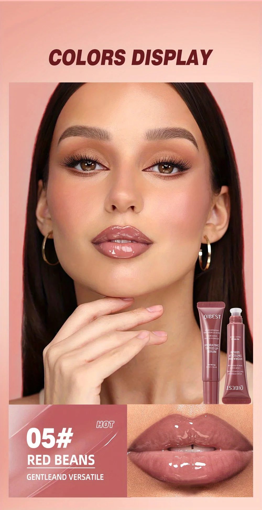 Lip Moisturizing Serum Brightening Lip Color Moisturizing Brightening Colored Lip Balm - Velora