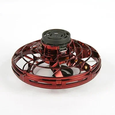 Mini Drone LED UFO Fingertip flying machine induction gyroscope Decompression adult children's toys - Velora