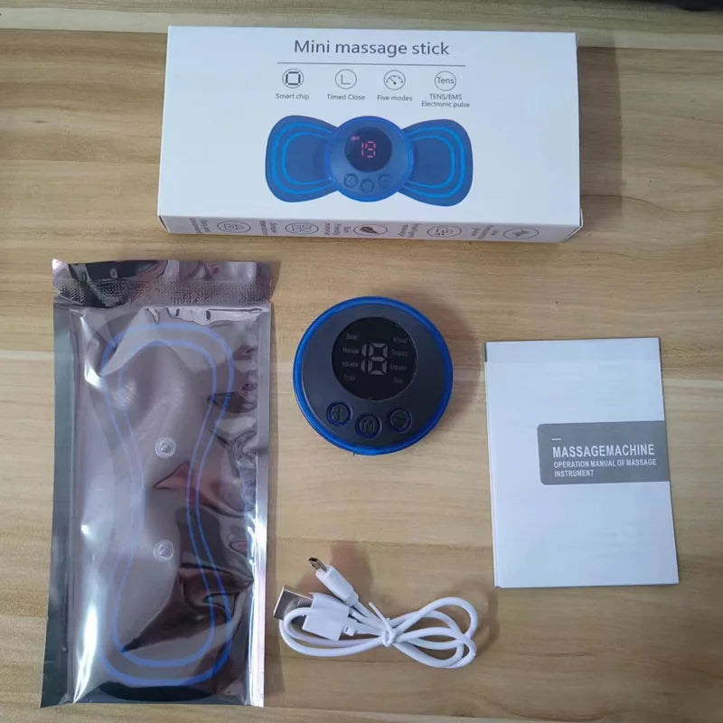 New Cervical Massage Device Mini Massager Micro Current Neck Portable Shoulder Massager to Relieve Fatigue - Velora