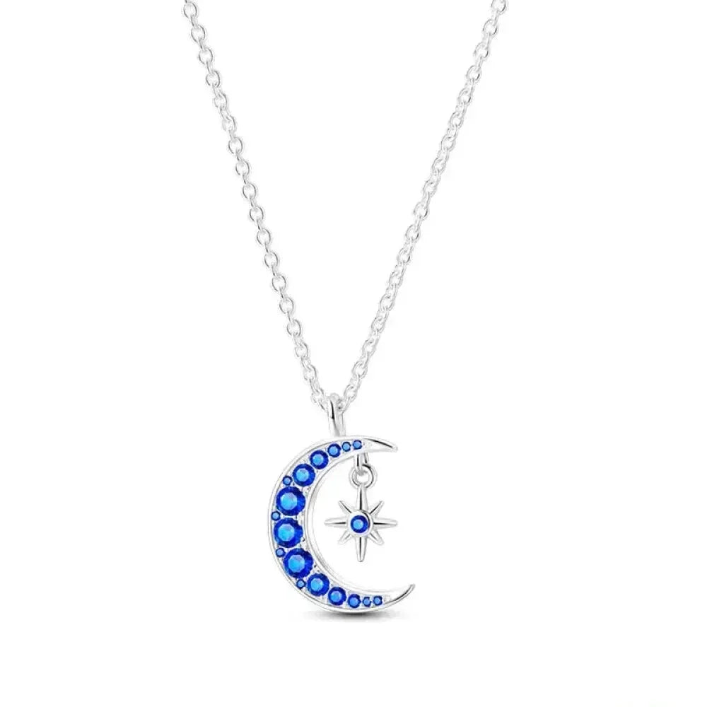 Radiate Timeless Elegance: Round CZ Pendant Necklace (925 Sterling Silver) - Velora
