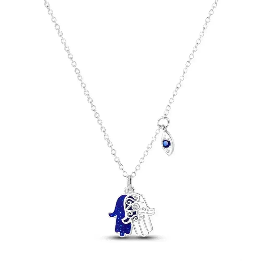 Radiate Timeless Elegance: Round CZ Pendant Necklace (925 Sterling Silver) - Velora