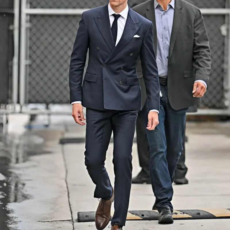 Suit (Blazer+ Vest + Pants) Men's Business Gentleman Fashion Slim Work Solid Color Plus Size Fair Dress Wedding Best Man Suit Velora