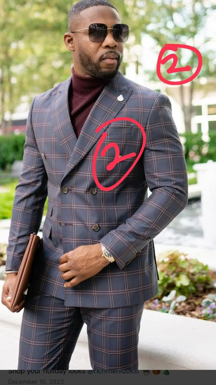 Suits for Men Slim Fit 3 Pieces Male Suit Jacket Vest with Pants Wedding Tuxedo Velora