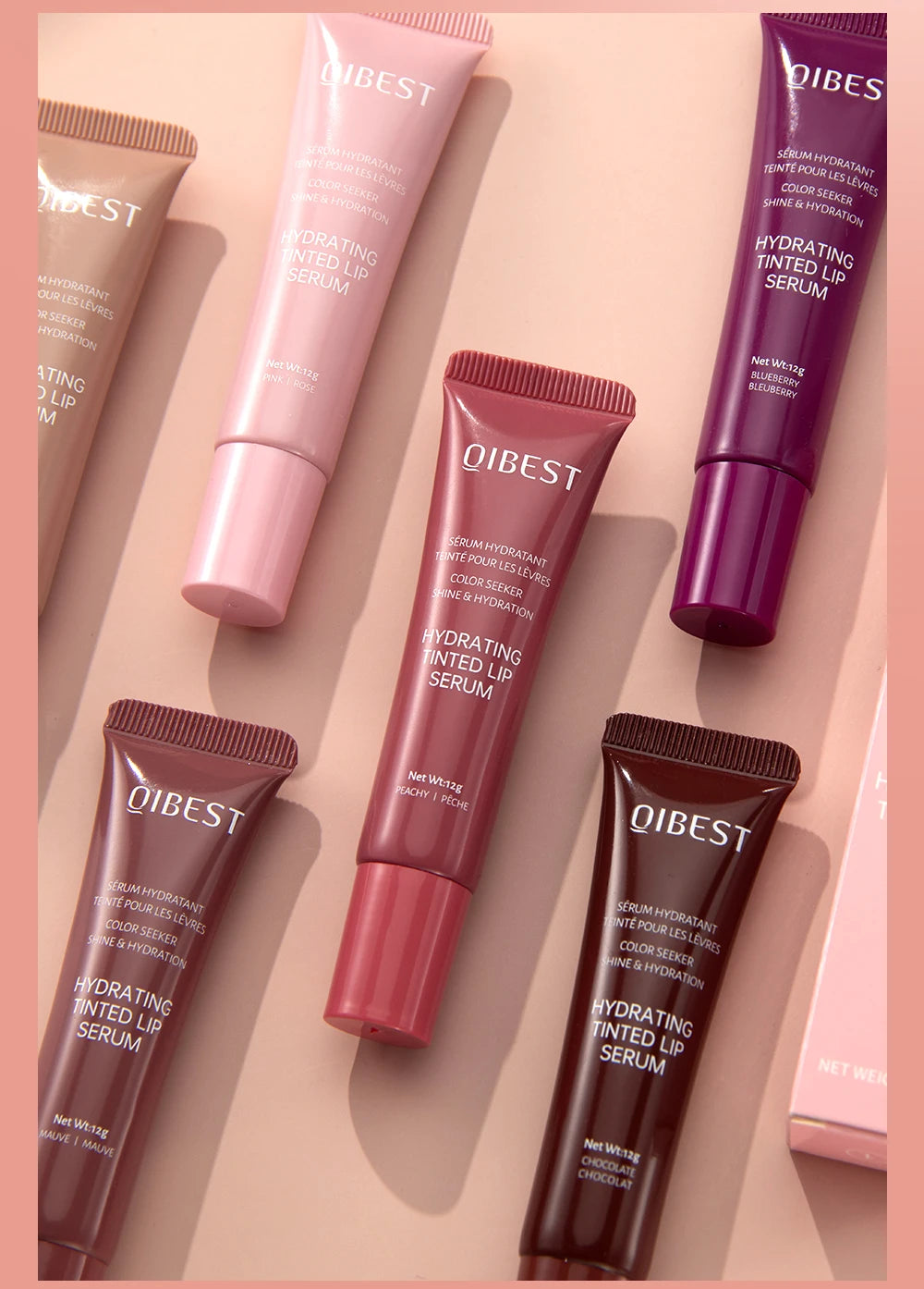 1PC Moisturizing Lip Gloss, Waterproof and Sweatproof, Easy to Apply, Non Fading, Non Staining, Creating Perfect Lip Makeup - Velora